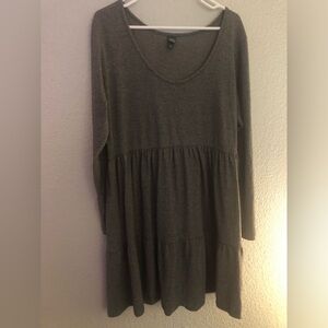 Wild Fable Gray Long Sleeve Dress